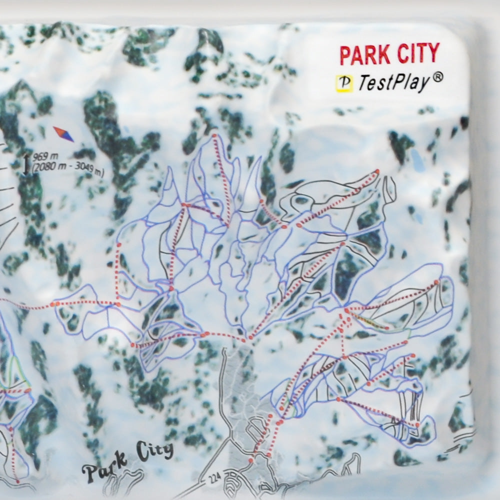 Park City 3D Ski Resort map