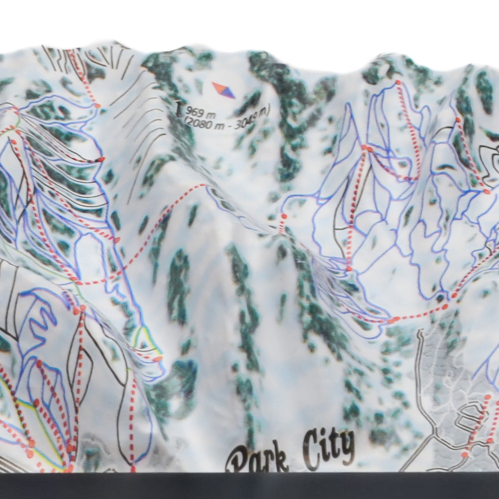 Park City 3D Ski Resort map