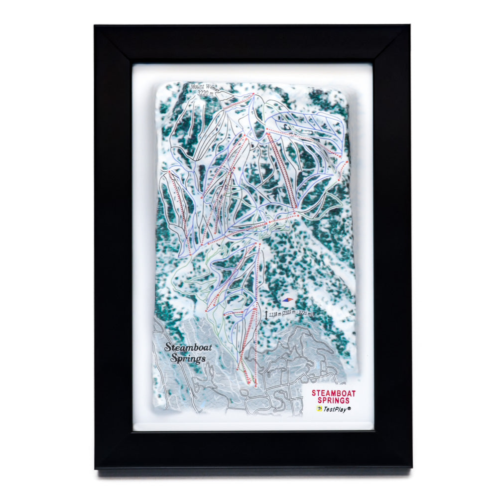 Steamboat Springs 3D Ski Resort map