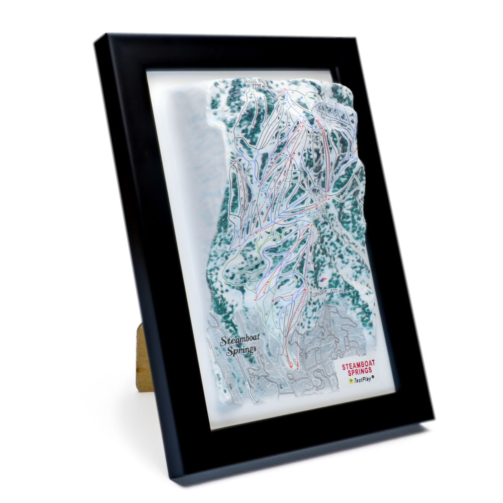 Steamboat Springs 3D Ski Resort map