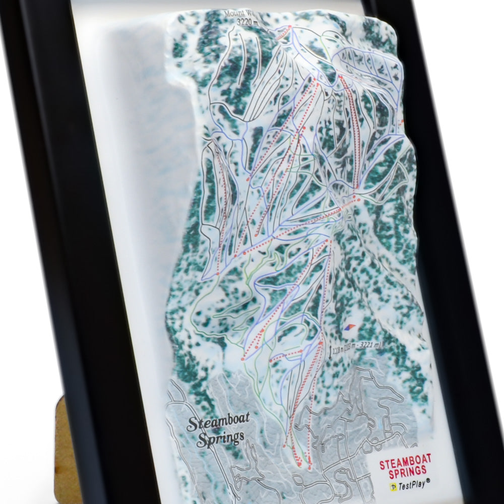 Steamboat Springs 3D Ski Resort map