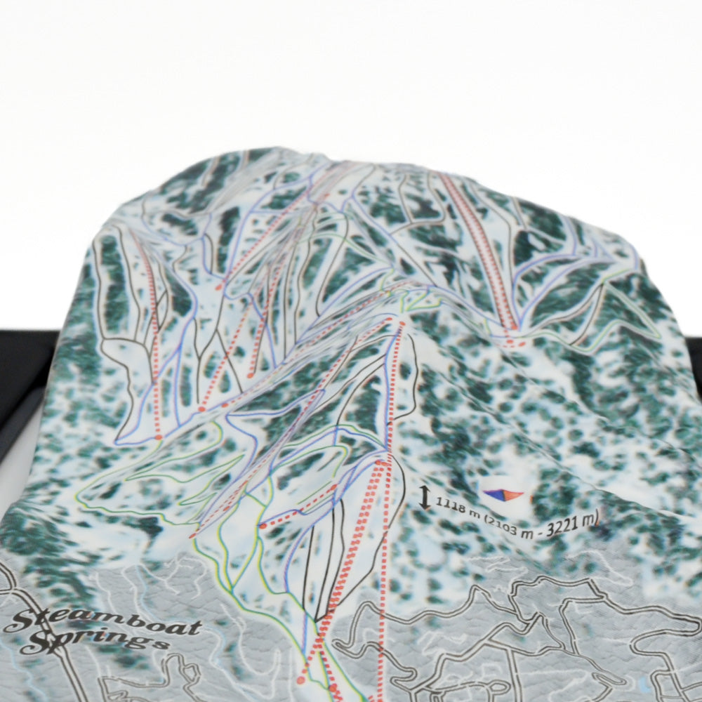 Steamboat Springs 3D Ski Resort map