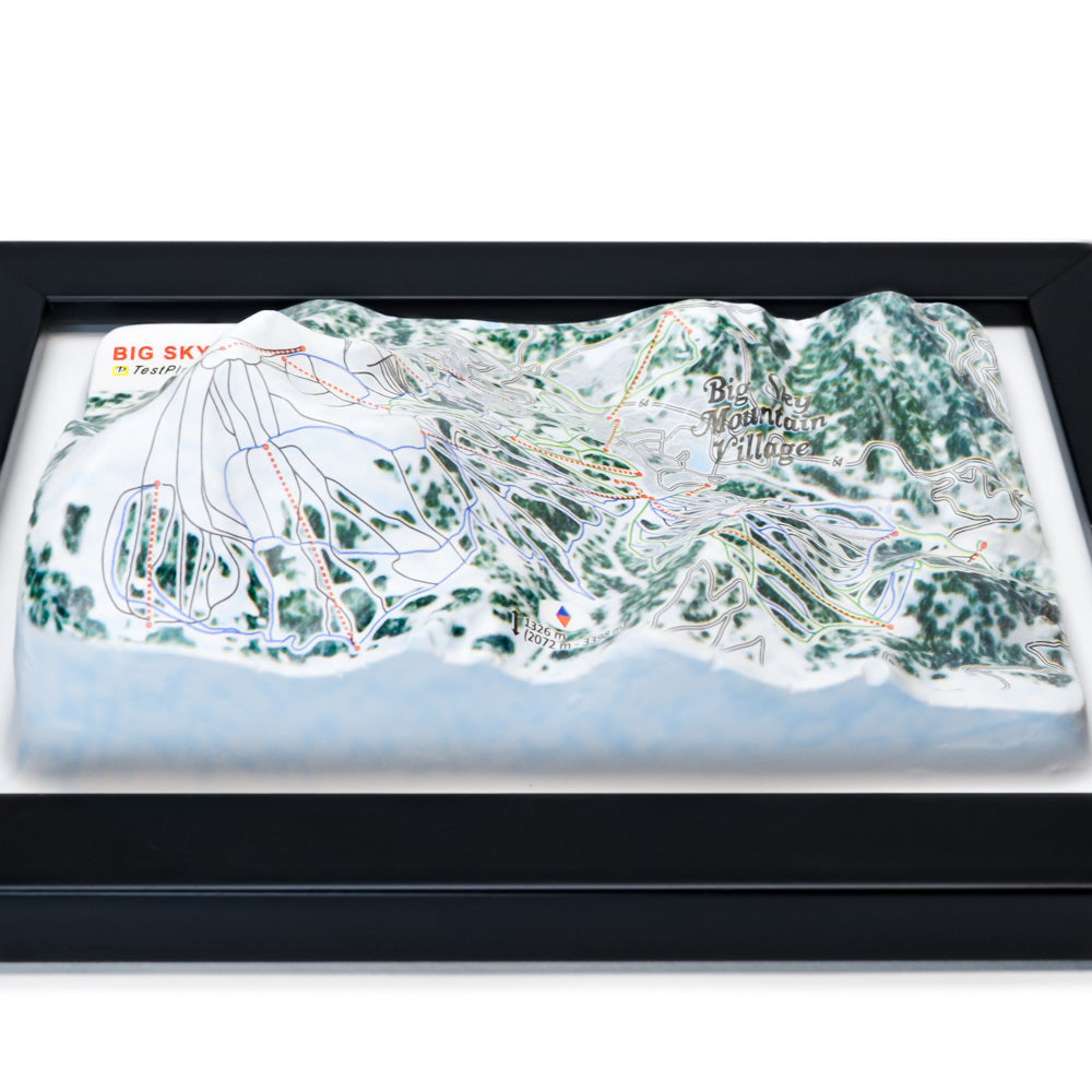 Big Sky 3D Ski Resort map