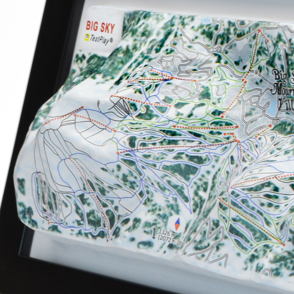 Big Sky 3D Ski Resort map