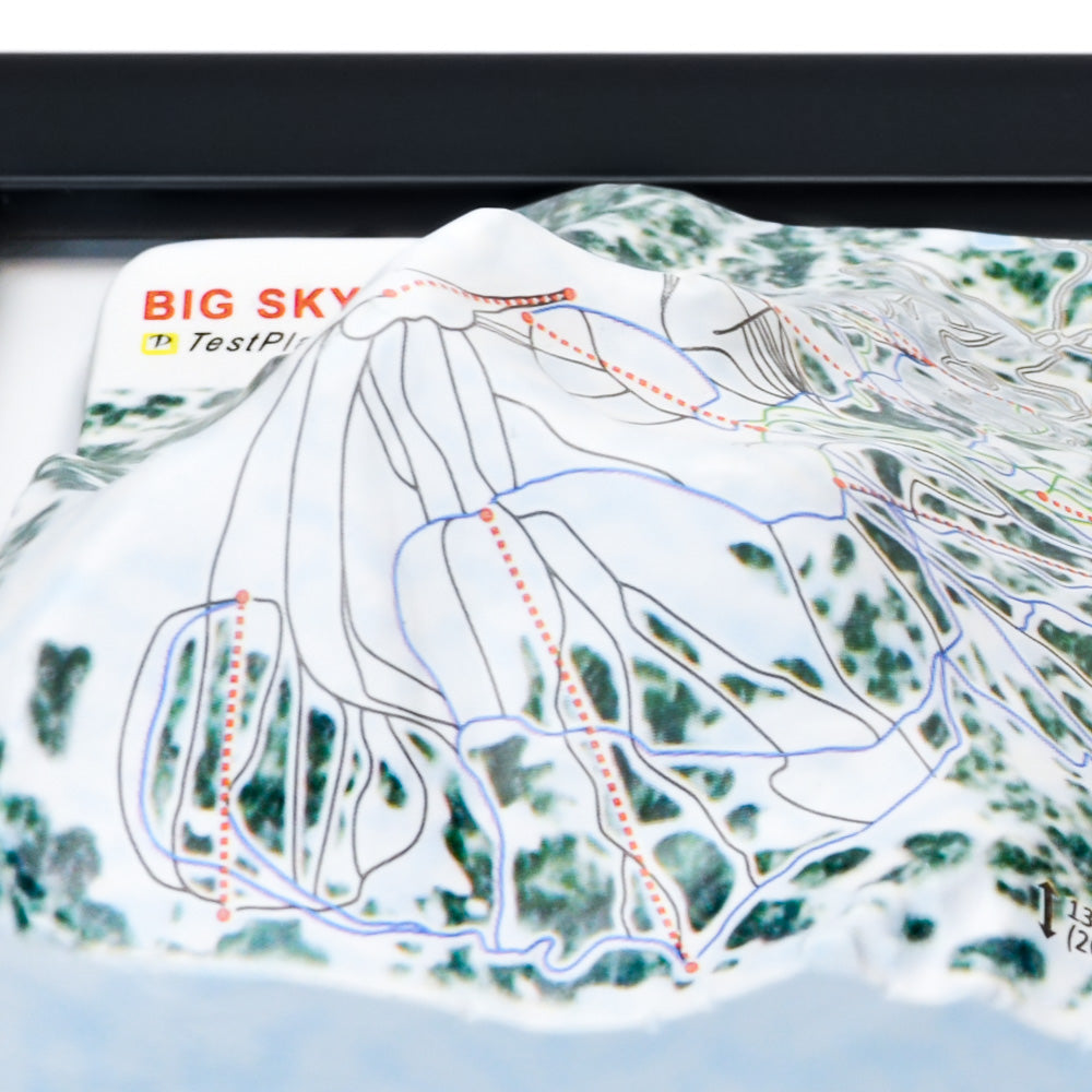 Big Sky 3D Ski Resort map