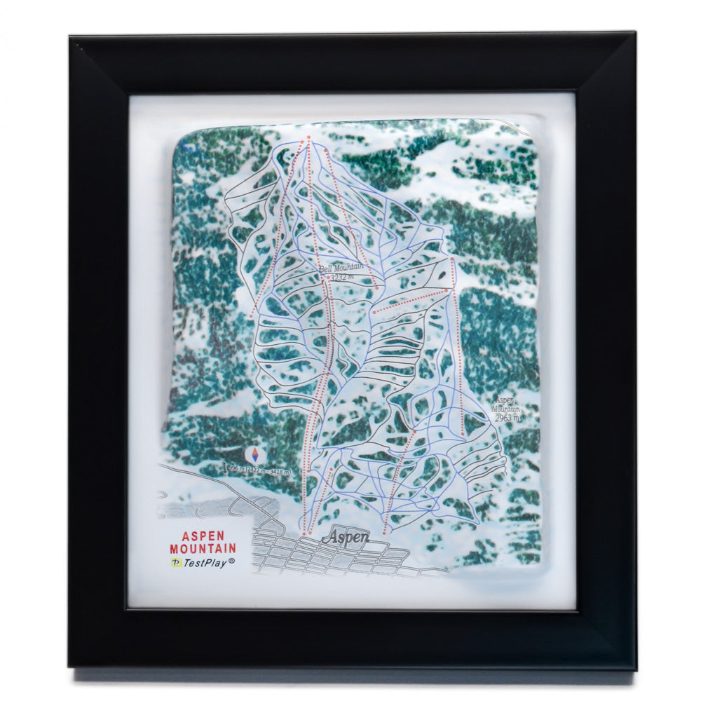 Aspen Mountain 3D Ski Resort map