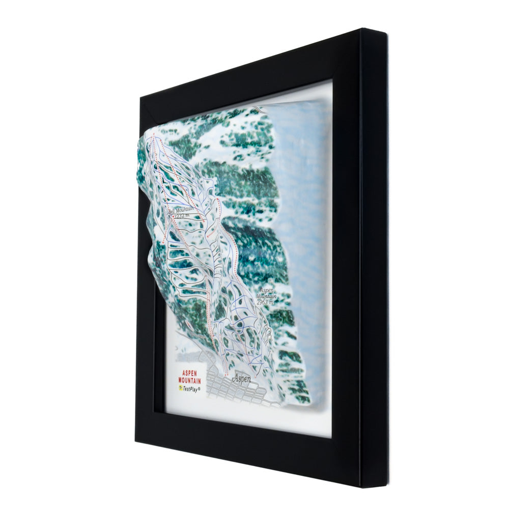 Aspen Mountain 3D Ski Resort map