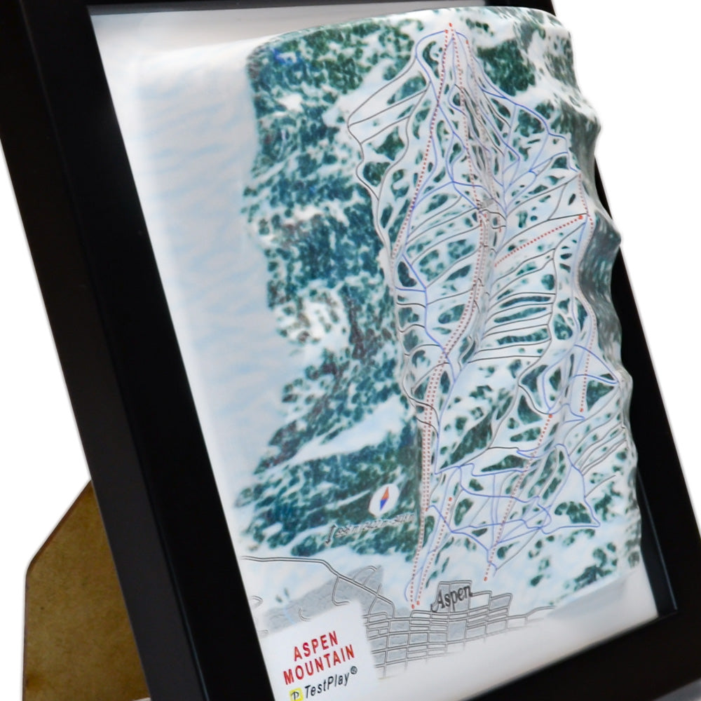 Aspen Mountain 3D Ski Resort map