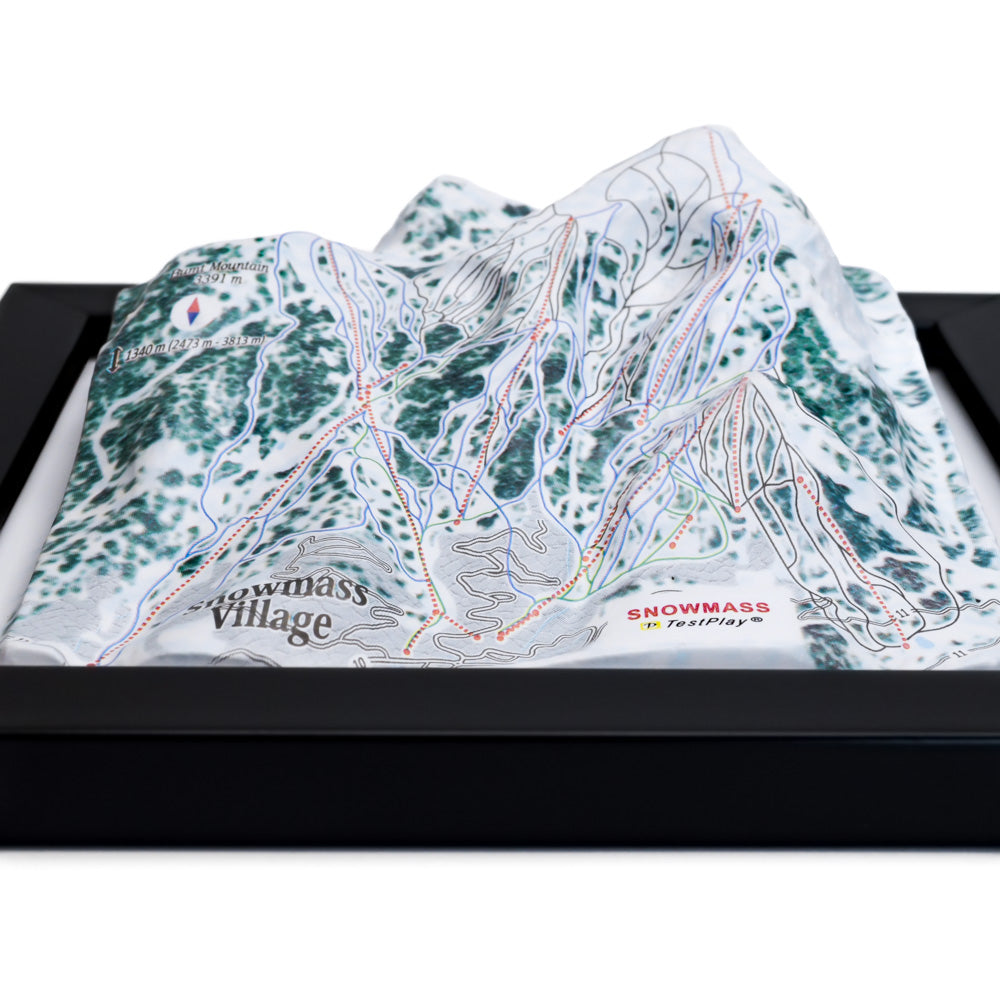 Snowmass 3D Ski Resort map