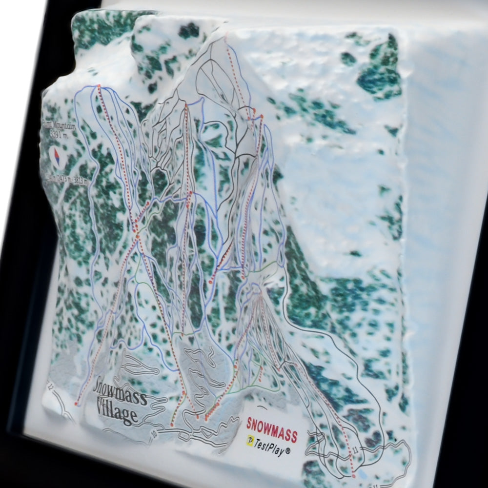 Snowmass 3D Ski Resort map