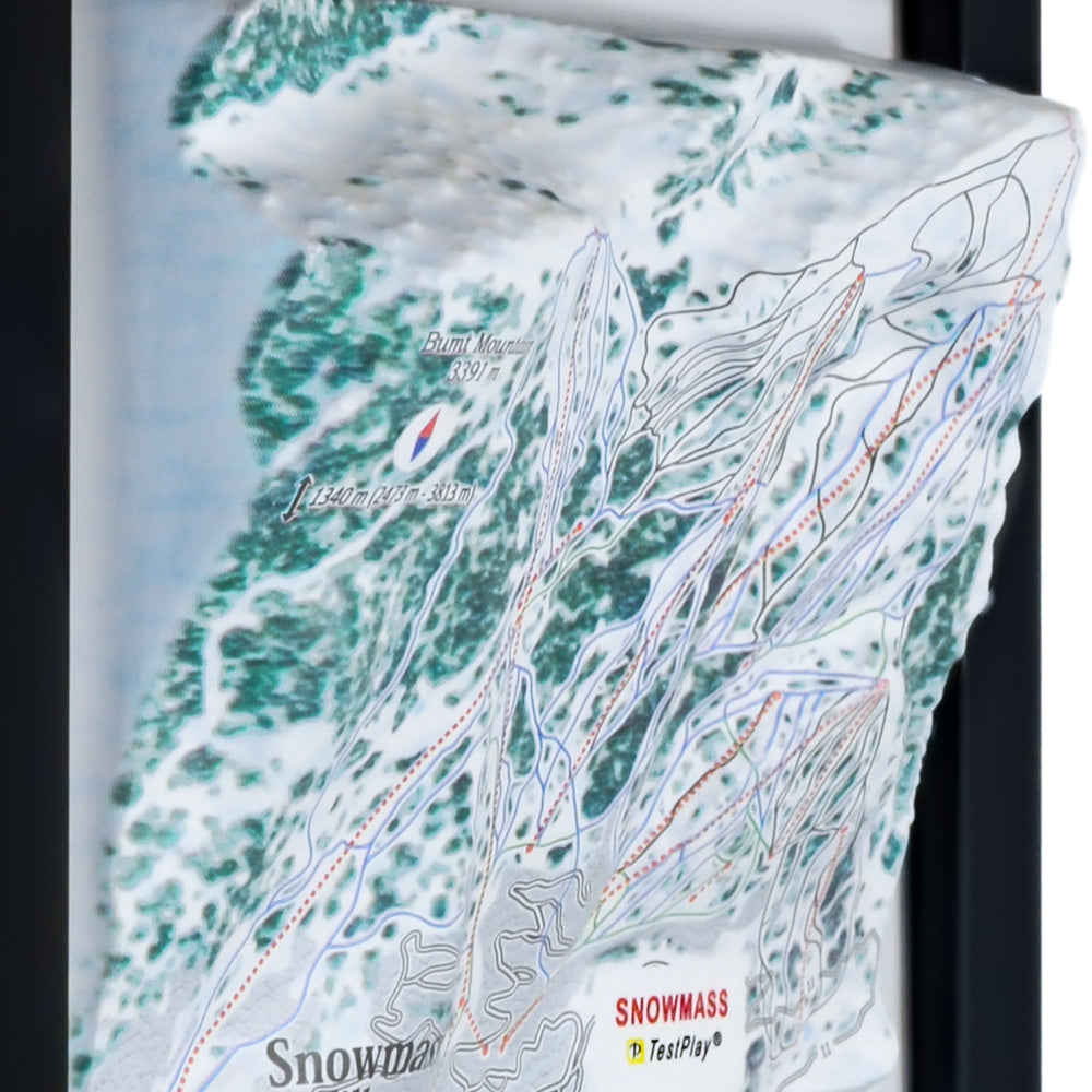 Snowmass 3D Ski Resort map