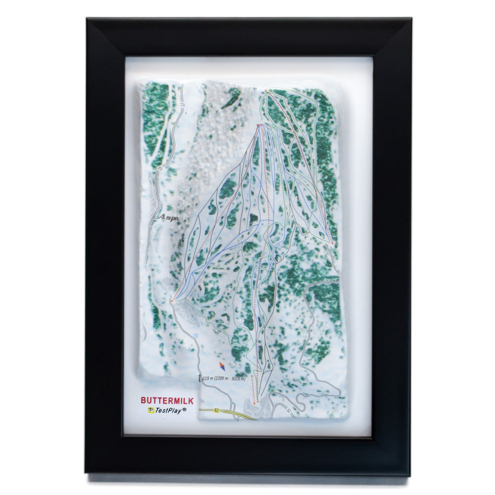 Buttermilk 3D Ski Resort map