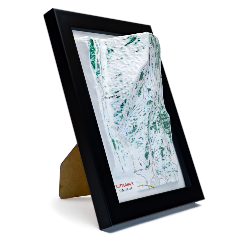 Buttermilk 3D Ski Resort map