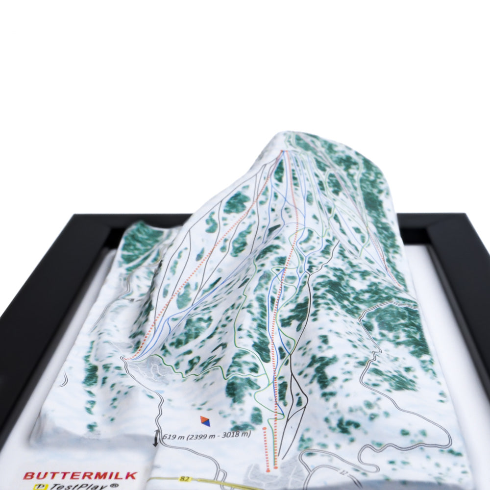 Buttermilk 3D Ski Resort map