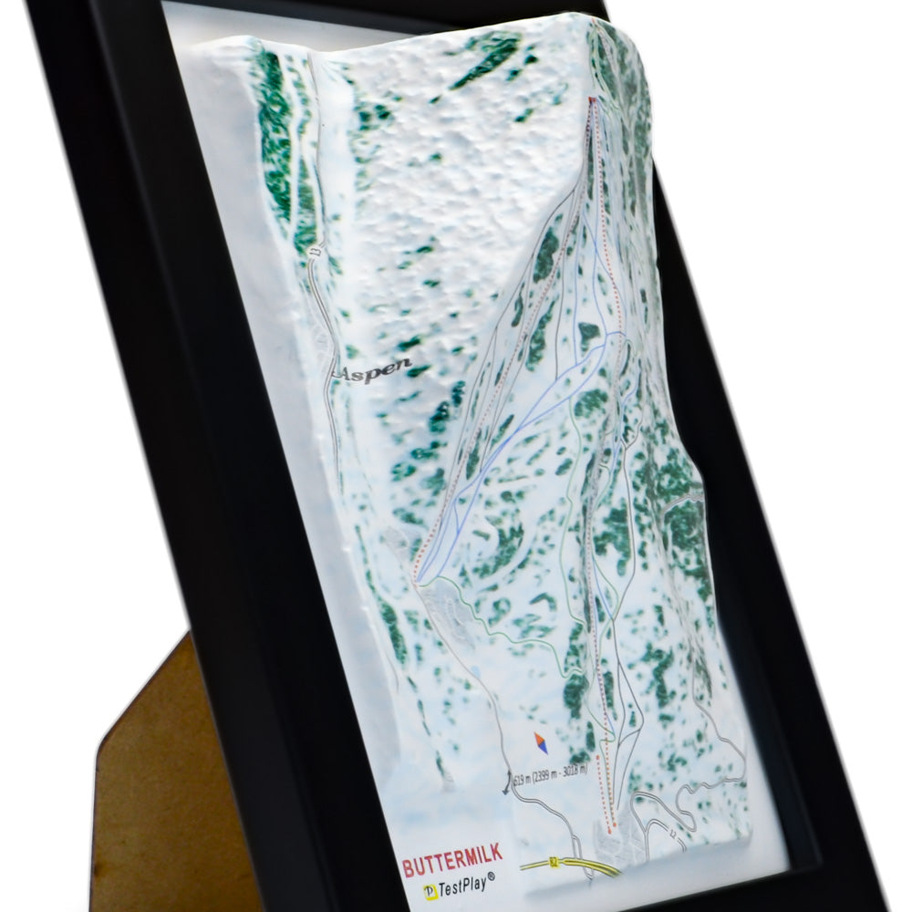 Buttermilk 3D Ski Resort map