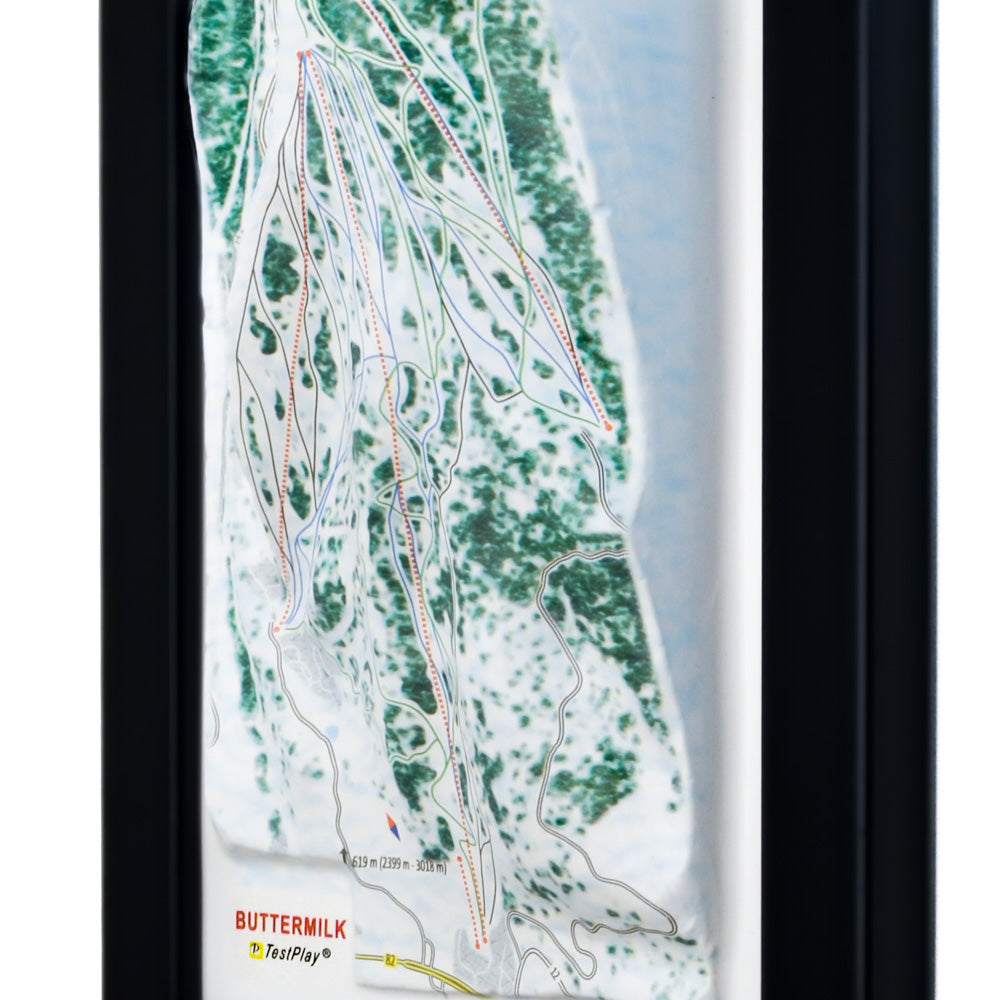 Buttermilk 3D Ski Resort map