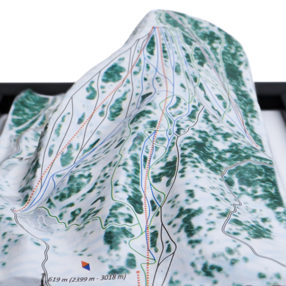 Buttermilk 3D Ski Resort map