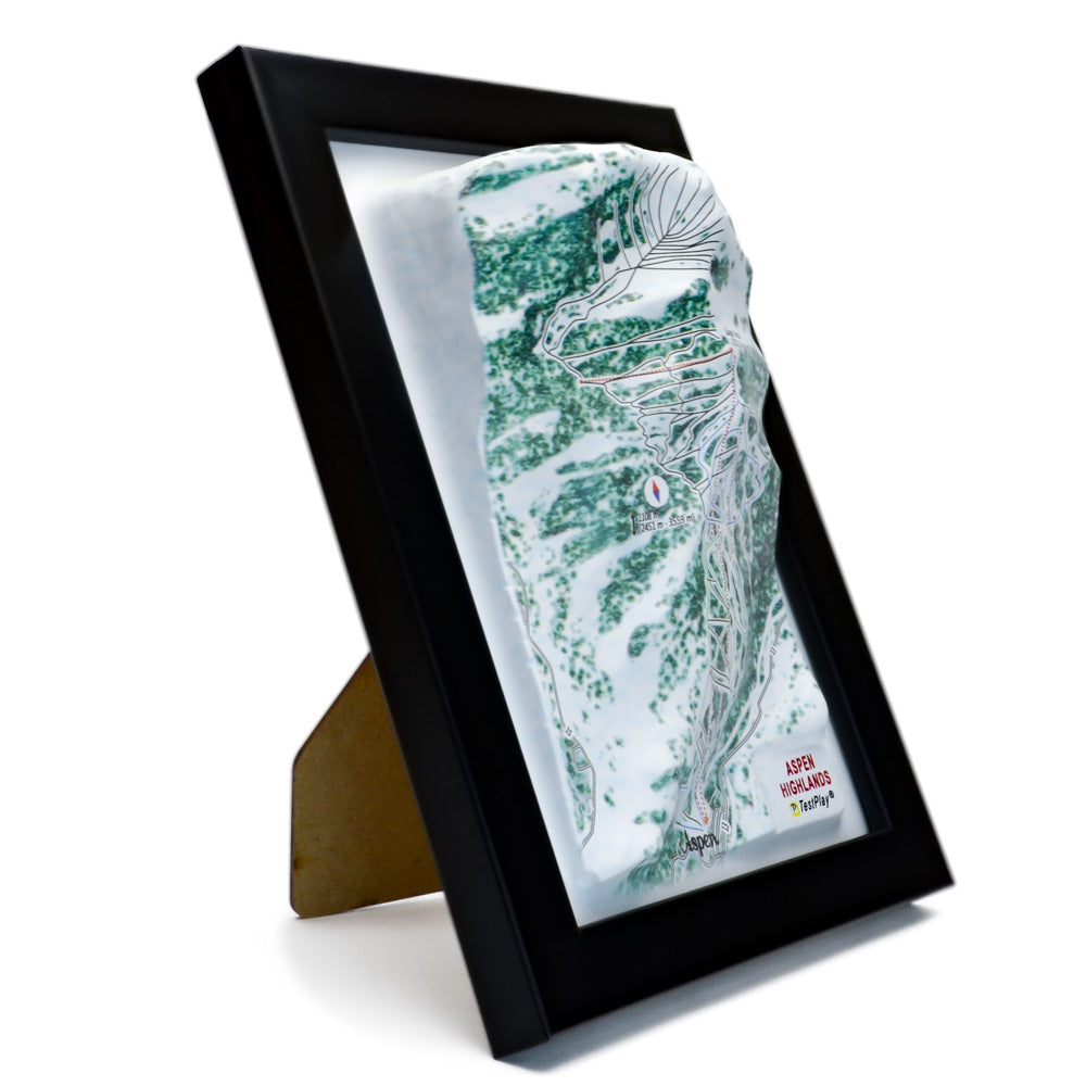 Aspen Highlands 3D Ski Resort map