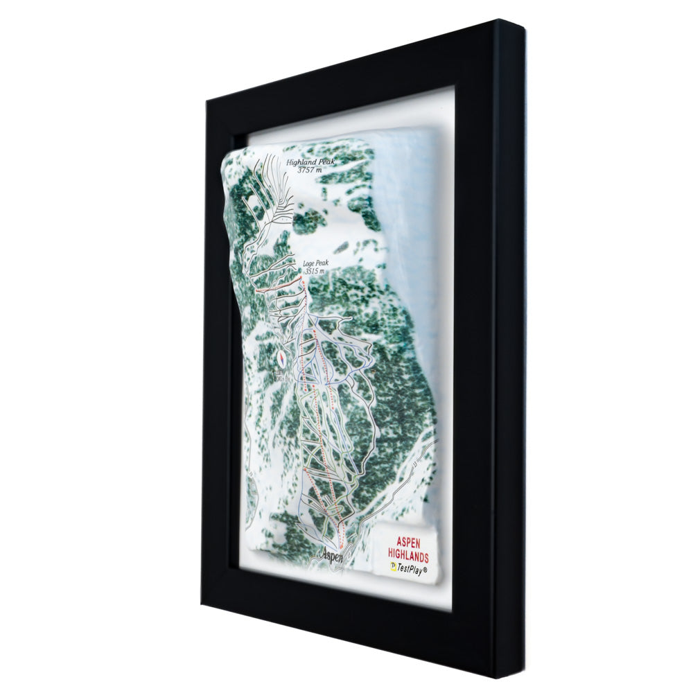 Aspen Highlands 3D Ski Resort map