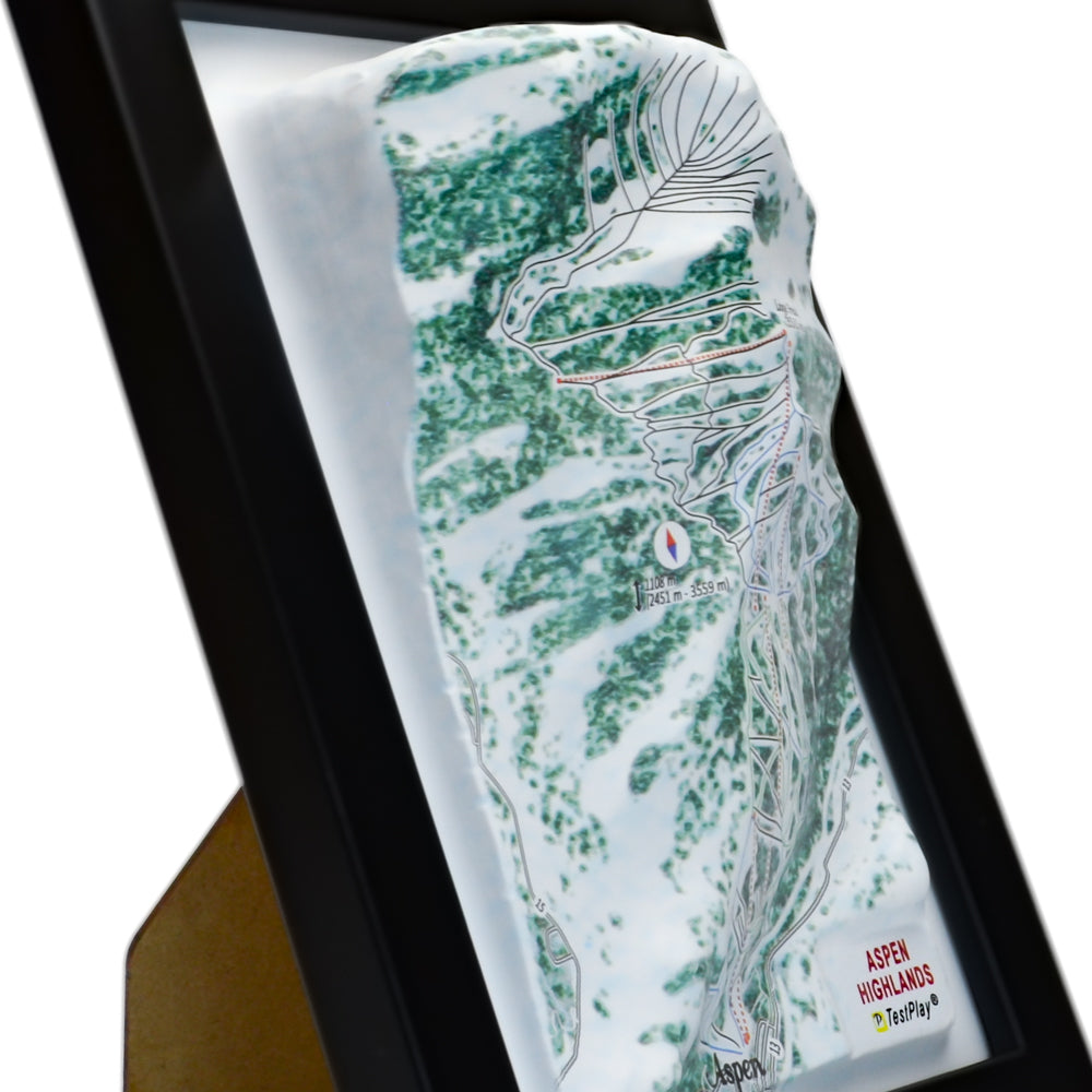 Aspen Highlands 3D Ski Resort map