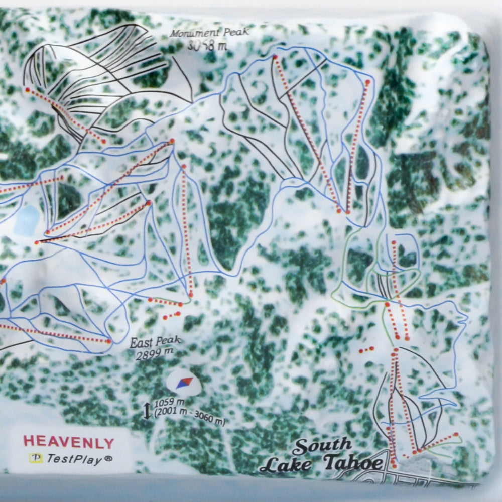 Heavenly 3D Ski Resort map