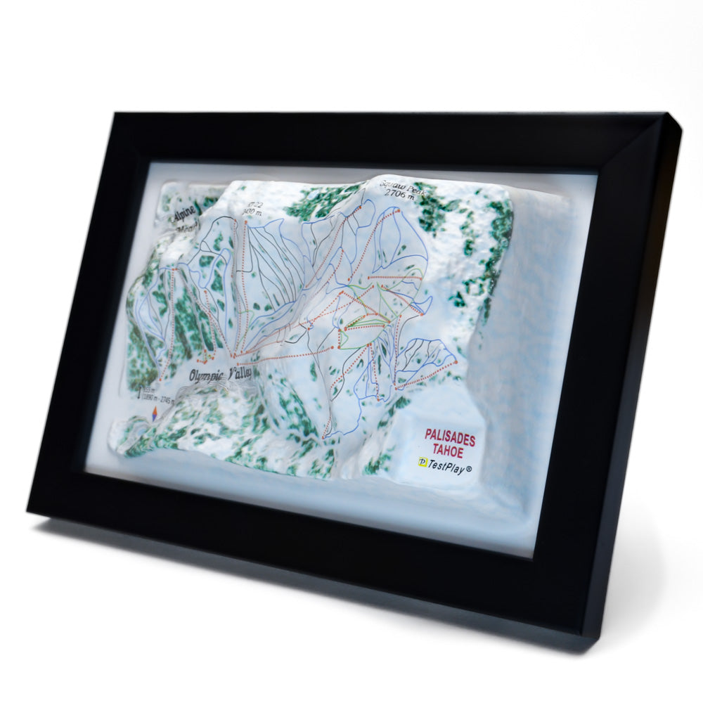 Palisades Tahoe 3D Ski Resort map