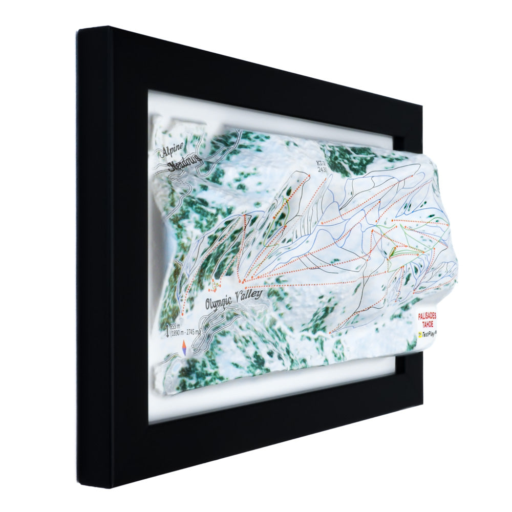 Palisades Tahoe 3D Ski Resort map