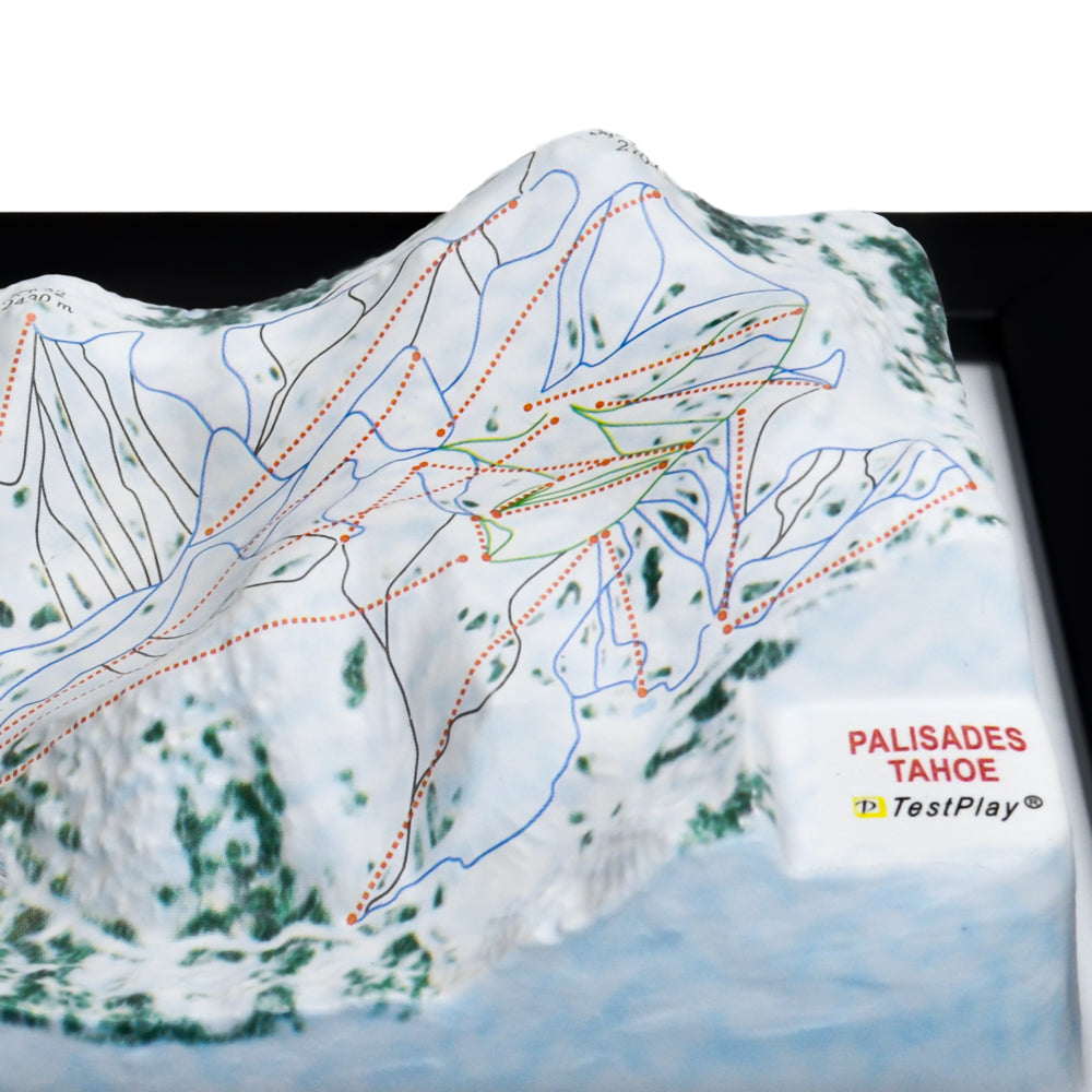 Palisades Tahoe 3D Ski Resort map