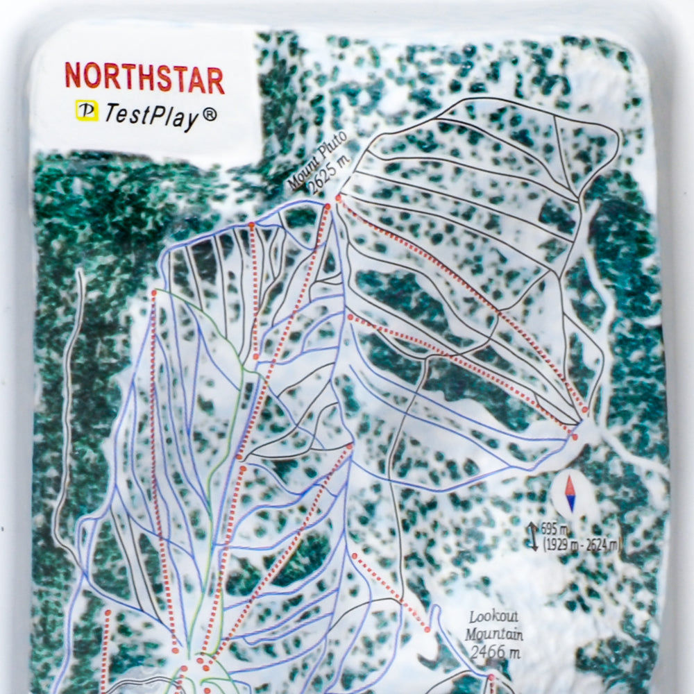 Northstar 3D Ski Resort map