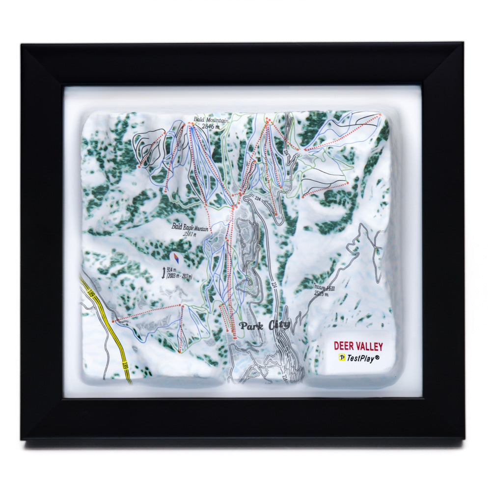 Deer Valley 3D Ski Resort map