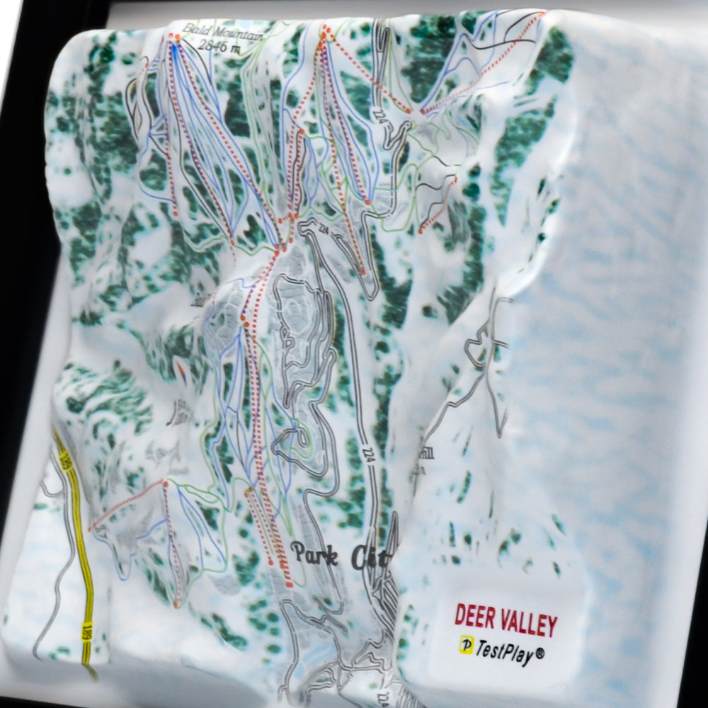 Deer Valley 3D Ski Resort map