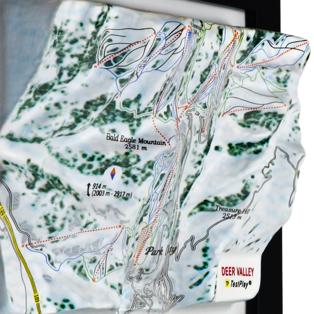 Deer Valley 3D Ski Resort map