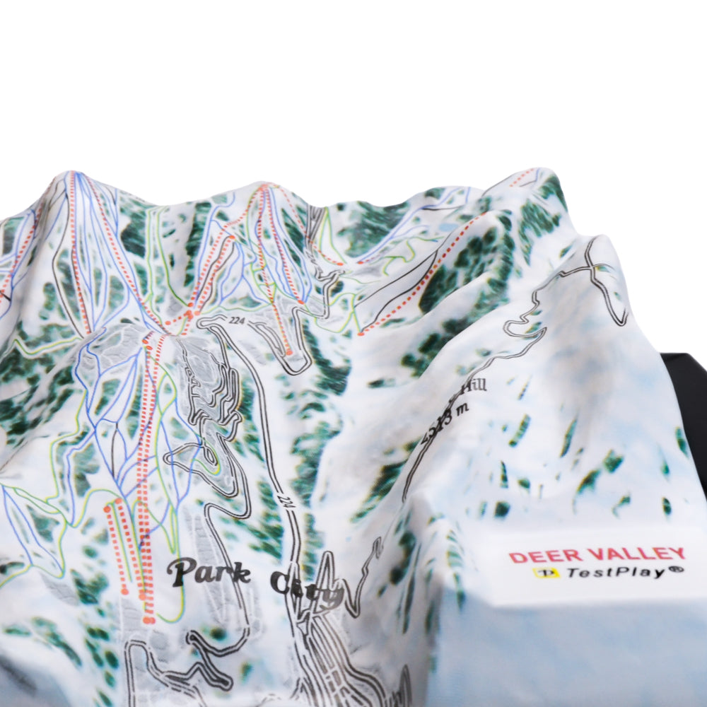 Deer Valley 3D Ski Resort map