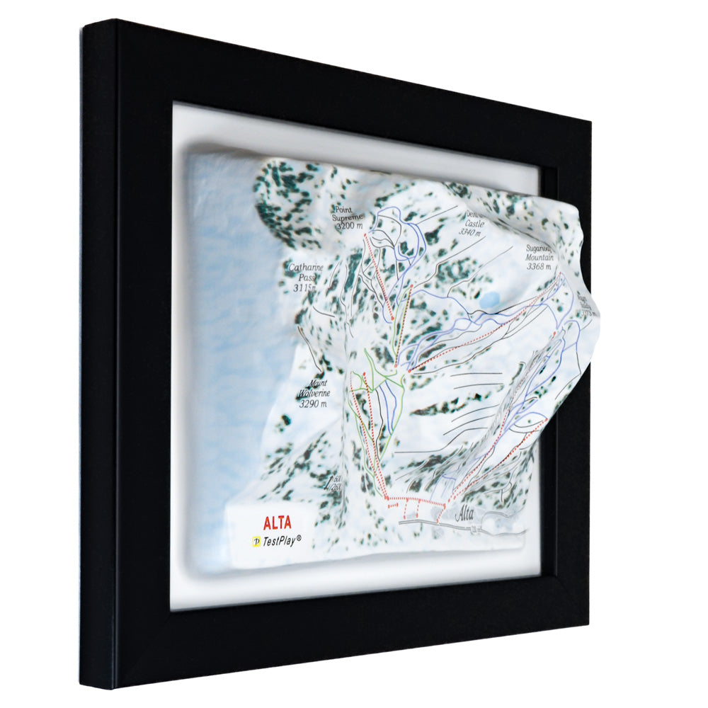 Alta 3D Ski Resort map