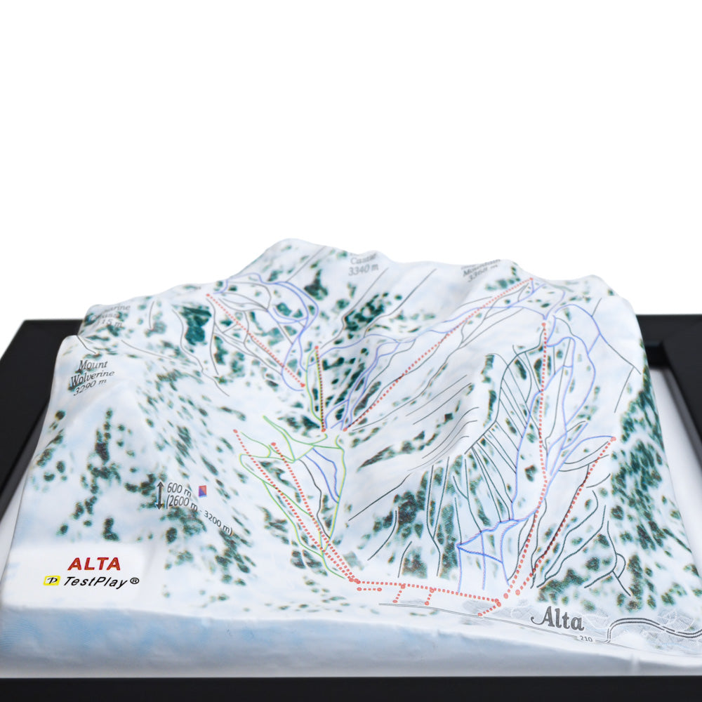 Alta 3D Ski Resort map