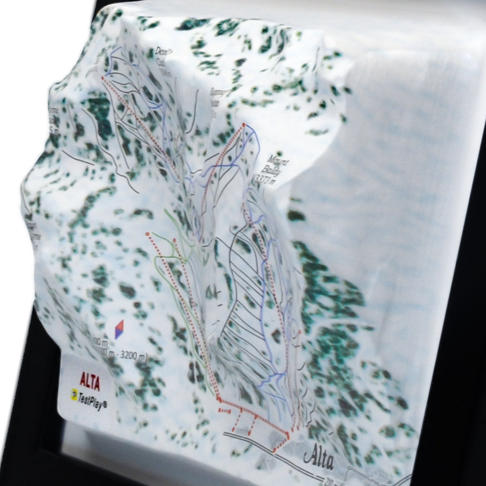 Alta 3D Ski Resort map