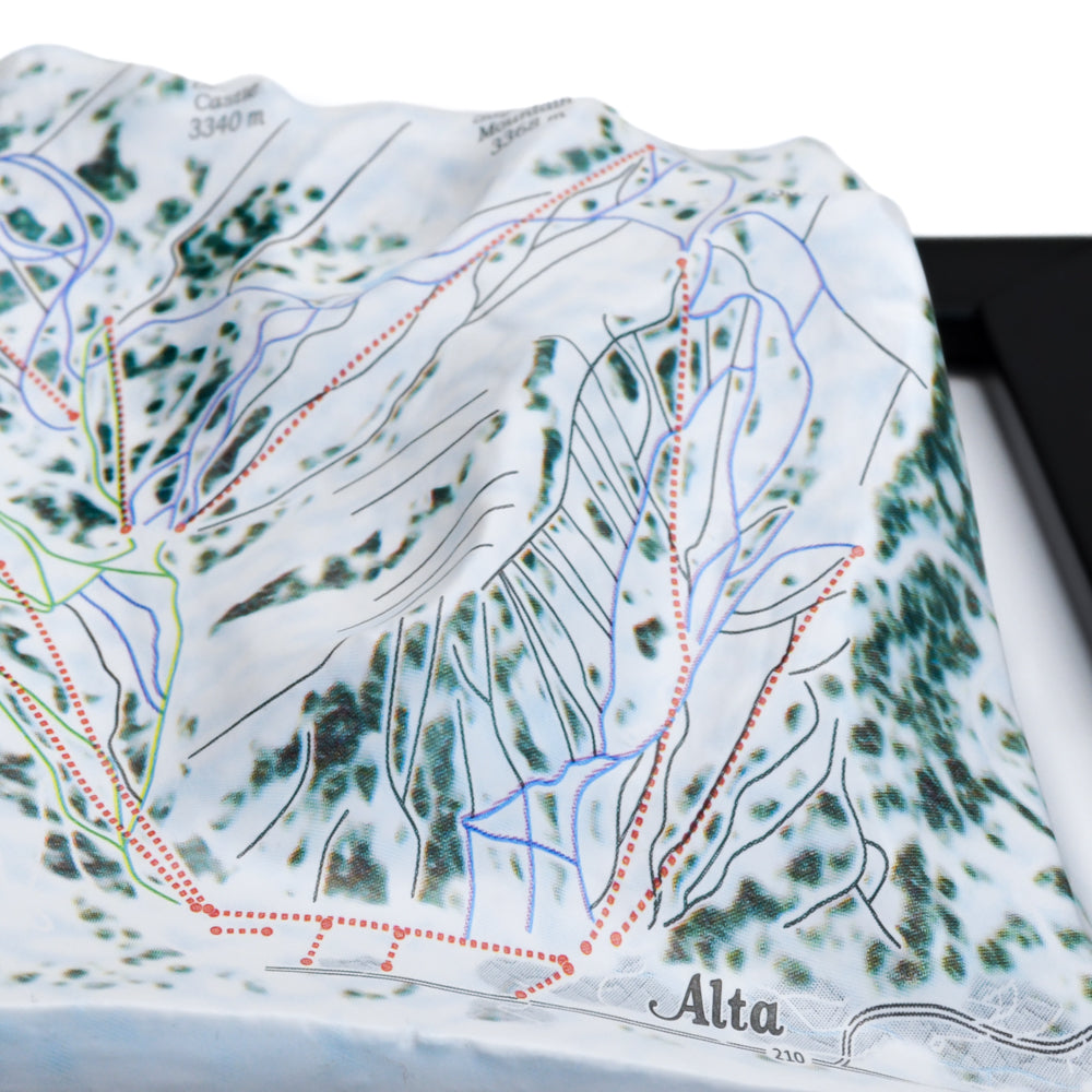 Alta 3D Ski Resort map