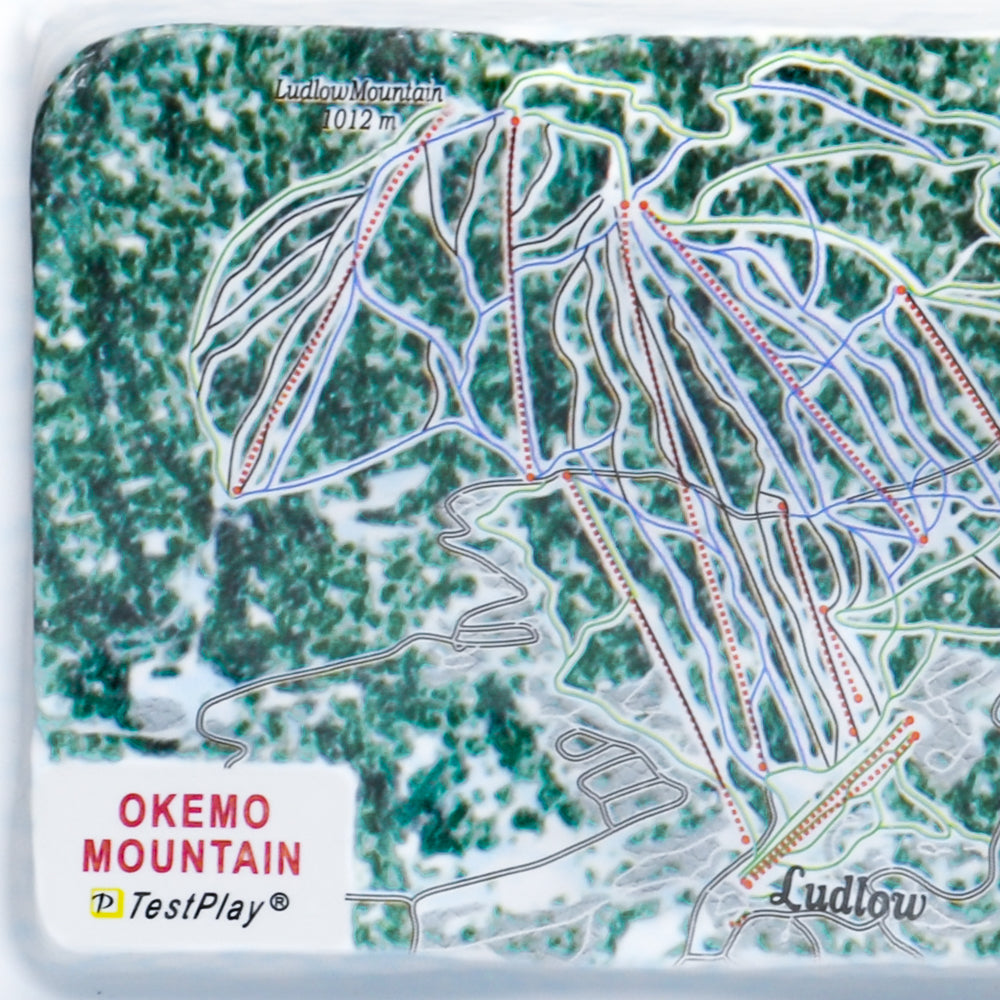 Okemo Mountain 3D Ski Resort map