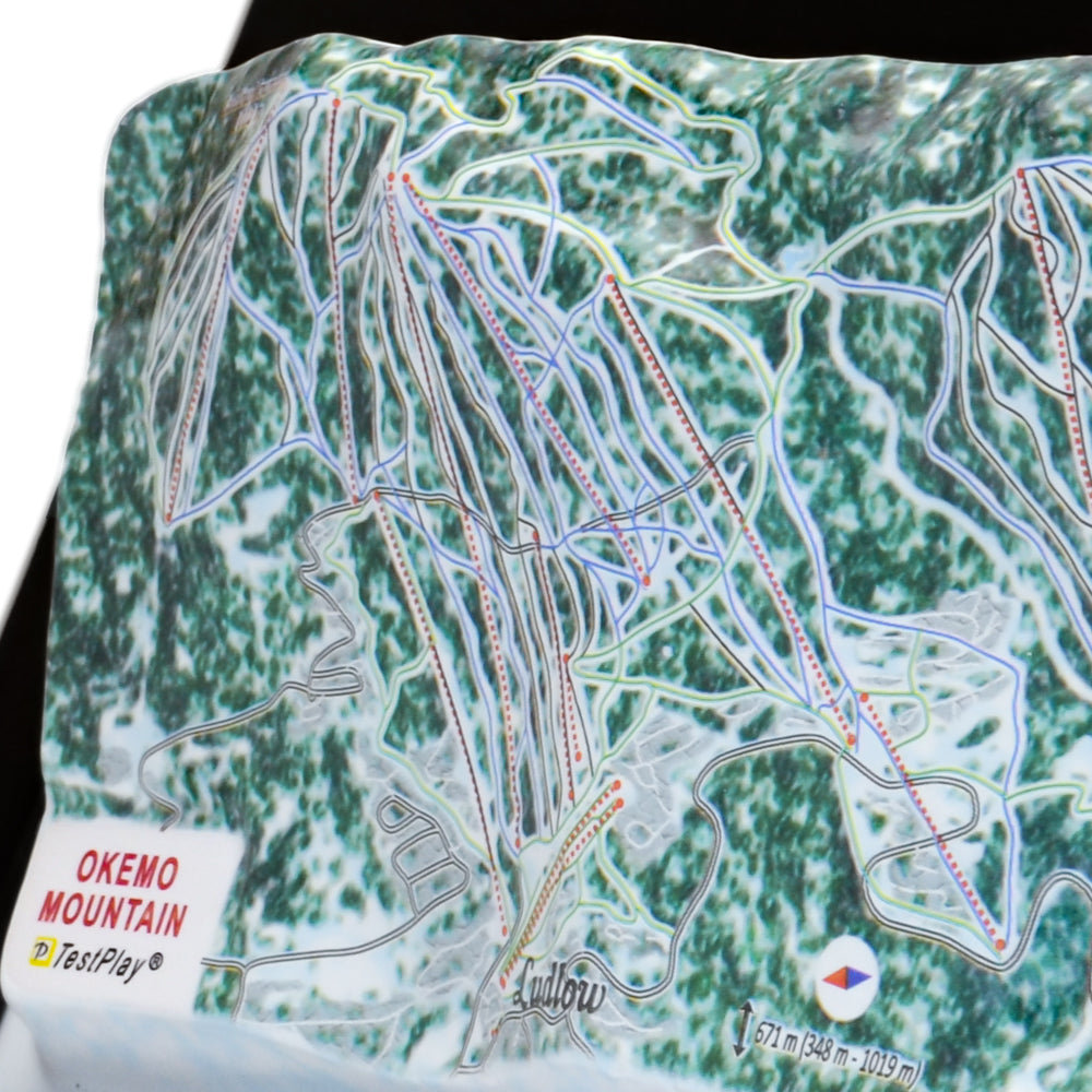 Okemo Mountain 3D Ski Resort map