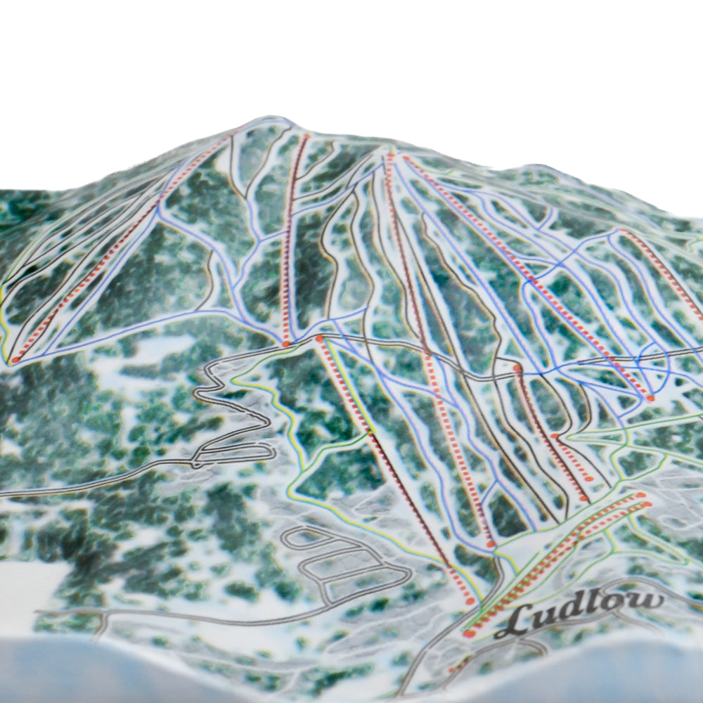 Okemo Mountain 3D Ski Resort map