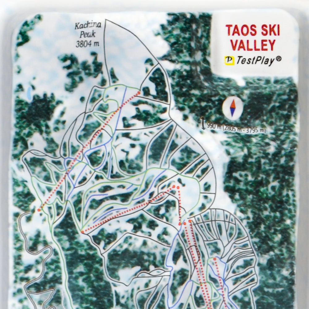 Taos Ski Valley 3D Ski Resort map