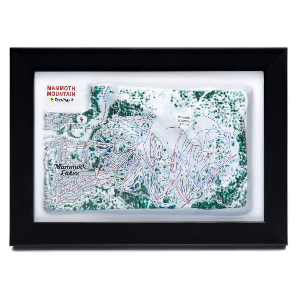Mammoth Mountain 3D Ski Resort map
