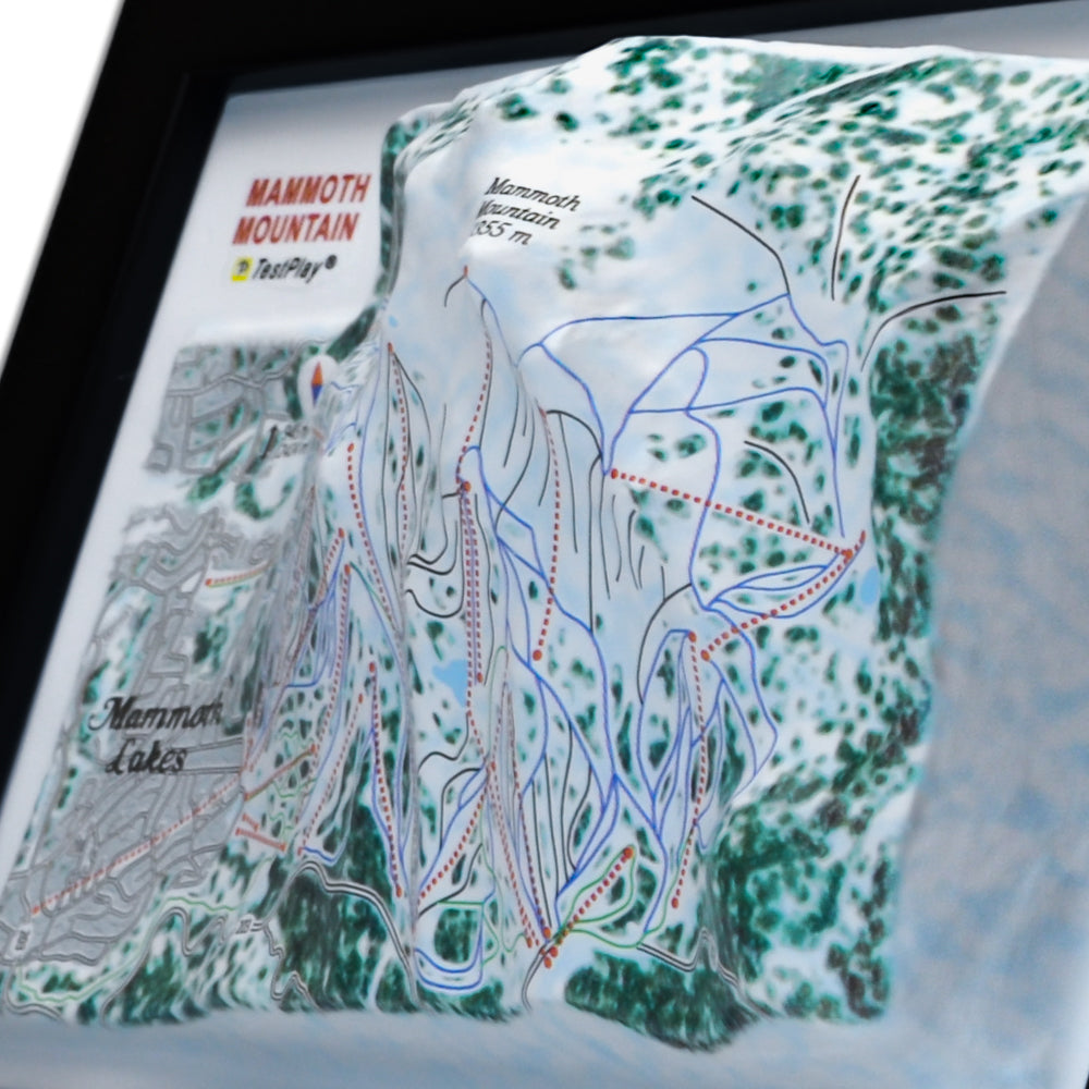 Mammoth Mountain 3D Ski Resort map