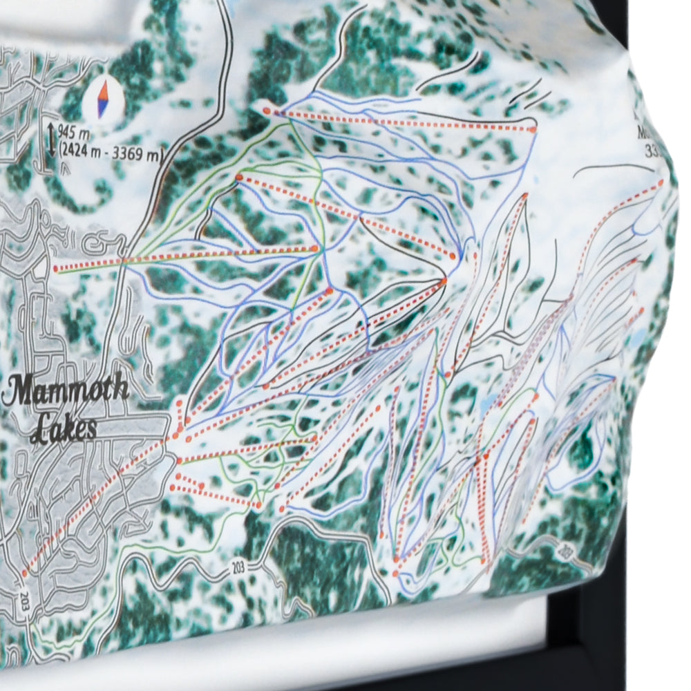 Mammoth Mountain 3D Ski Resort map
