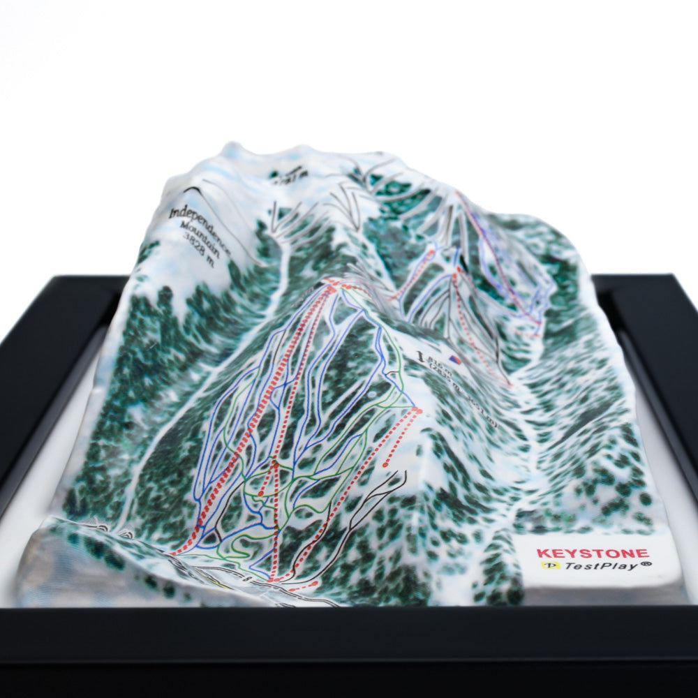 Keystone 3D Ski Resort map