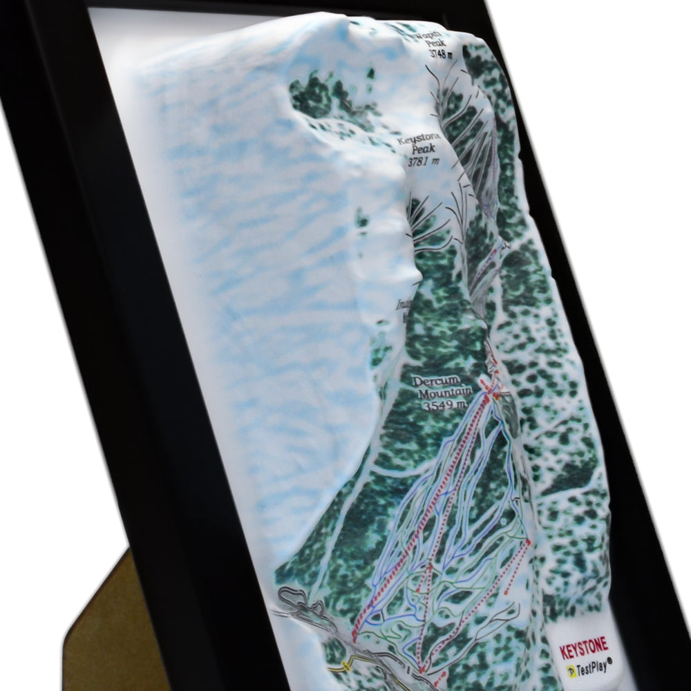 Keystone 3D Ski Resort map