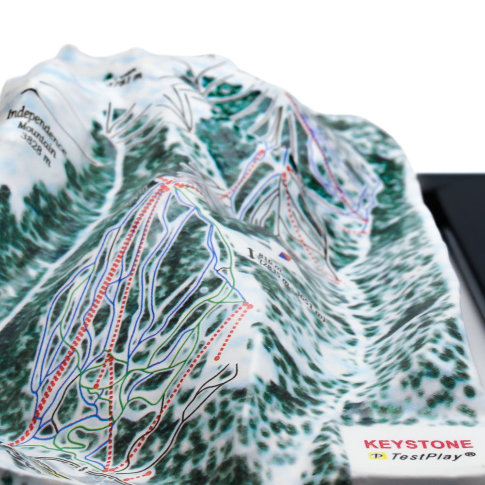 Keystone 3D Ski Resort map