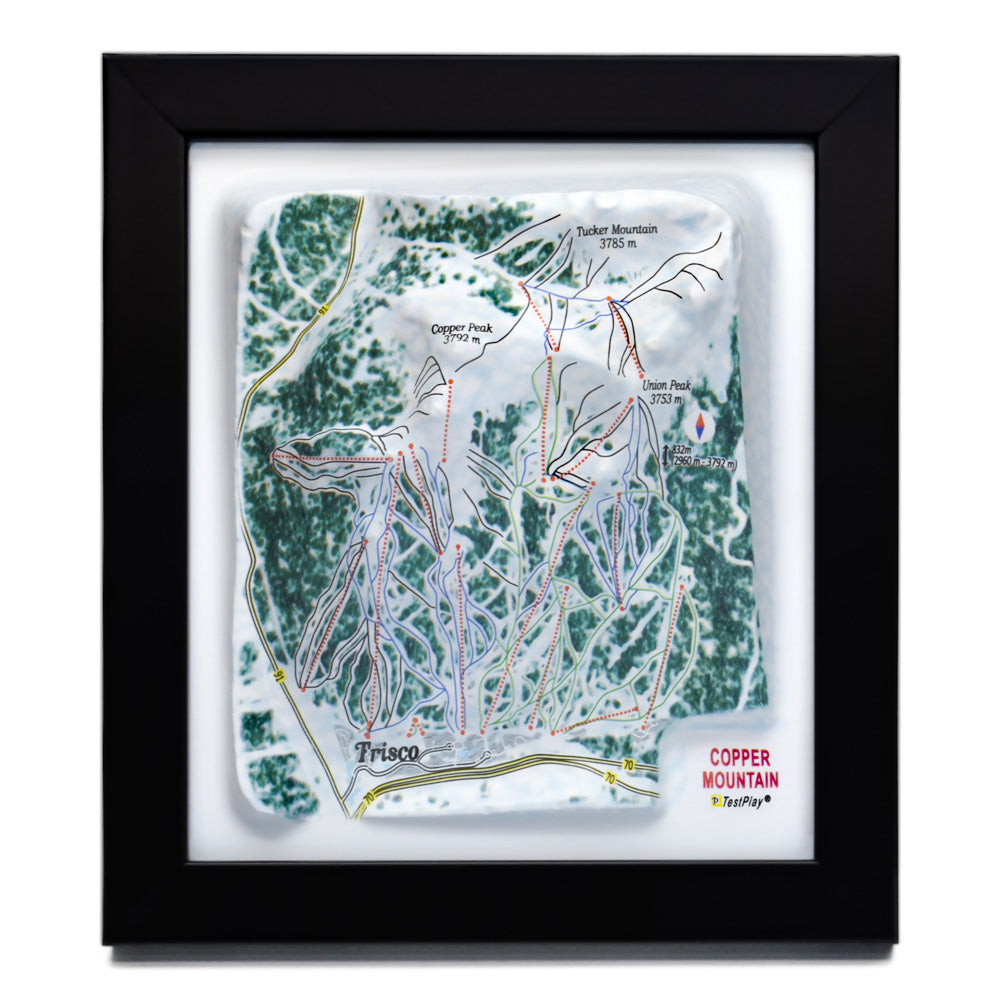 Copper Mountain 3D Ski Resort map