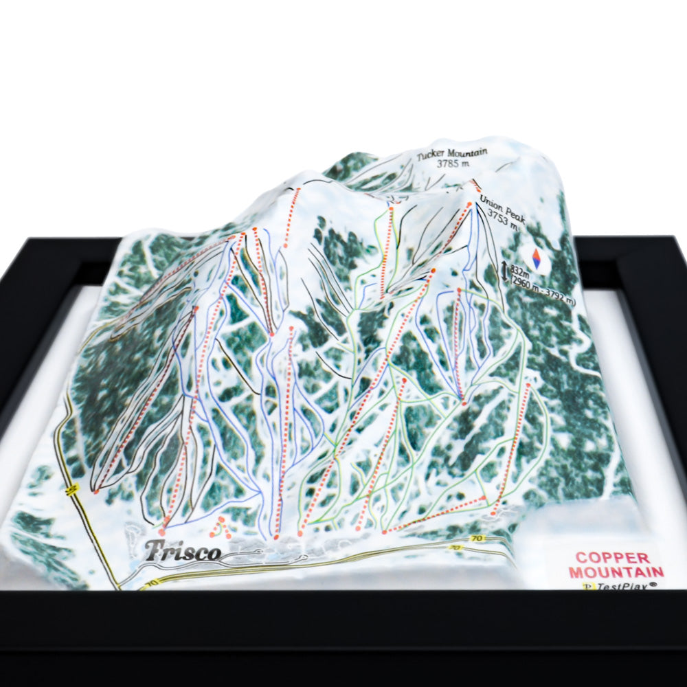 Copper Mountain 3D Ski Resort map
