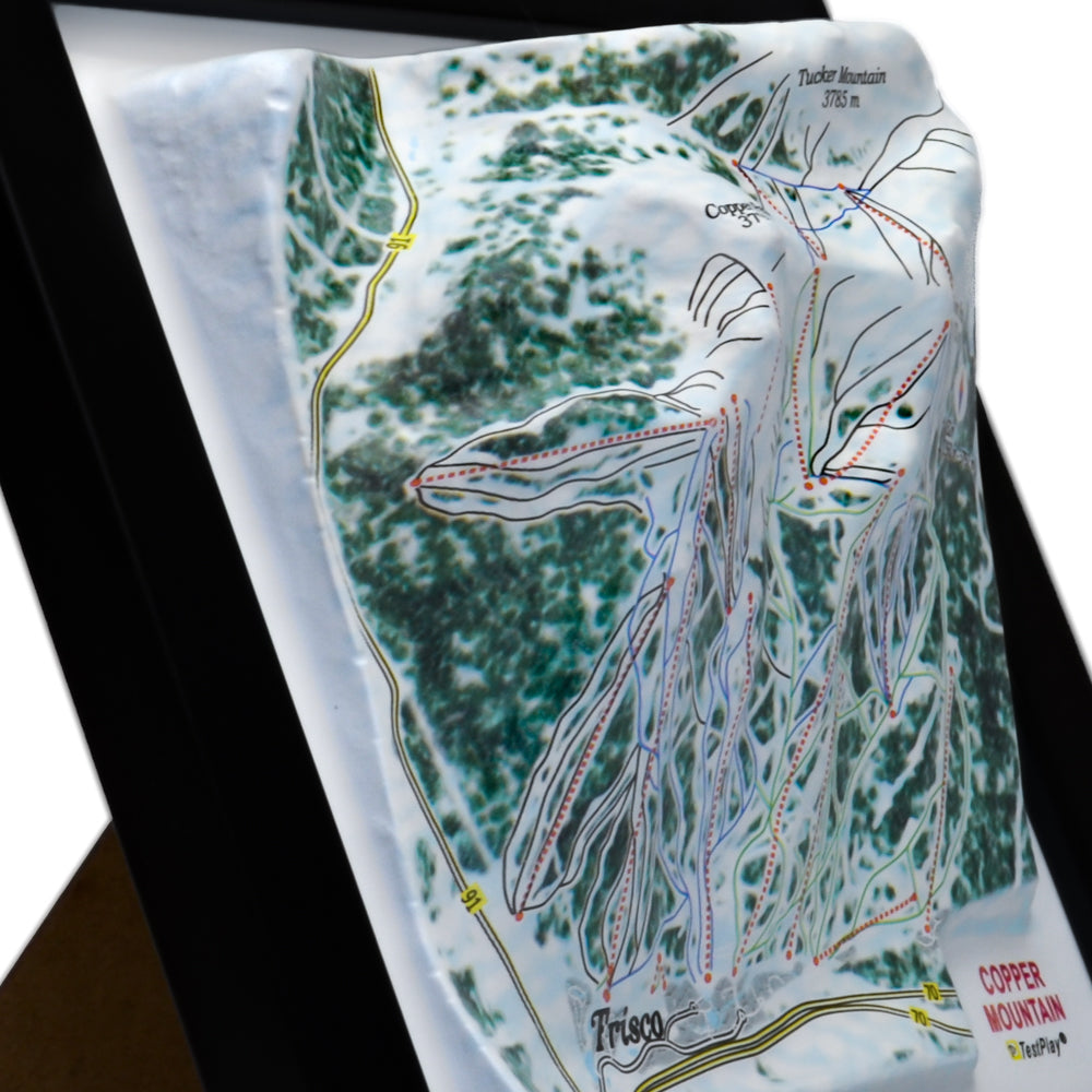 Copper Mountain 3D Ski Resort map